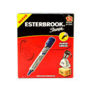 Marcador Permanente Sharpie Esterbrook 12 Piezas