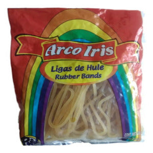 Ligas de Hule Natural Arcoiris  No. 18